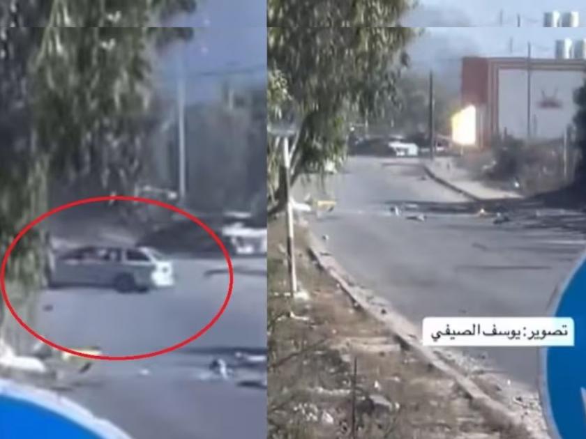israeli tank attack on civilian car in gaza claims journalist video viral three family killed | संपूर्ण कुटुंब संपलं! गाझामध्ये नागरिकांच्या कारवर इस्रायली टँकचा अटॅक?, Video व्हायरल