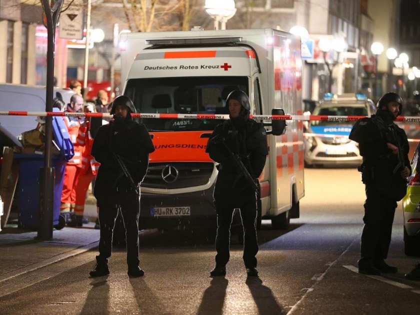 eight dead in attack on shisha bars in Germany | जर्मनीच्या दोन बारमध्ये गोळीबार; ८ जणांचा मृत्यू