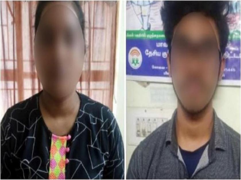 Engineer students caught for chain snatching from an elderly woman Kaliyammal from Thondamuthur Coimbatore Tamil Nadu | इंजिनिअर बॉयफ्रेन्डचं कर्ज फेडण्यासाठी चोर बनली गर्लफ्रेन्ड, पण एका चुकीने गेले दोघेही तुरूंगात