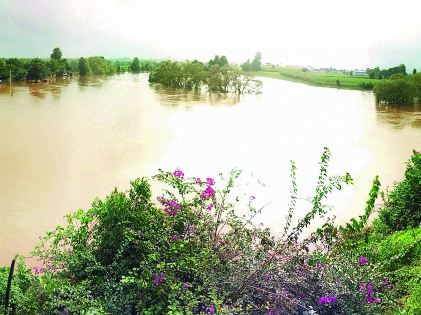 Godavari river water flows to Marathwada | गोदावरी नदीचे पाणी मराठवाड्याकडे झेपावले