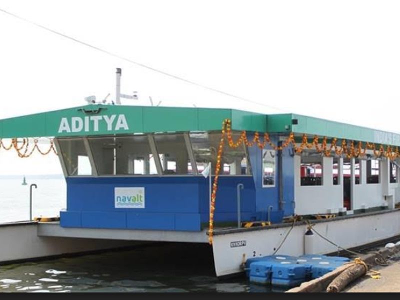 After visiting Solar Firboti, Kochi, on two waterways in Goa, Suvarna | गोव्यातील दोन जलमार्गावर सौर उज्रेवरील फेरीबोटी, कोचीला भेट दिल्यानंतर गोव्याच्या मंत्र्याचे सूतोवाच