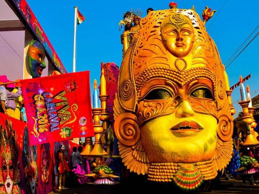 say no to alcohol carnival in goa gives message | खा, प्या, पण दारू पिऊ नका; कार्निव्हलच्या चित्ररथांतून संदेश