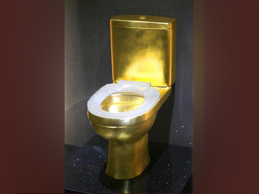 This solid gold toilet with over 40815 diamonds has taken internet by storm | बाबो! सोन्यापासून तयार 'या' टॉयलेट सीटवर लावले आहेत ४० हजार हिरे, किंमत वाचून व्हाल गार!