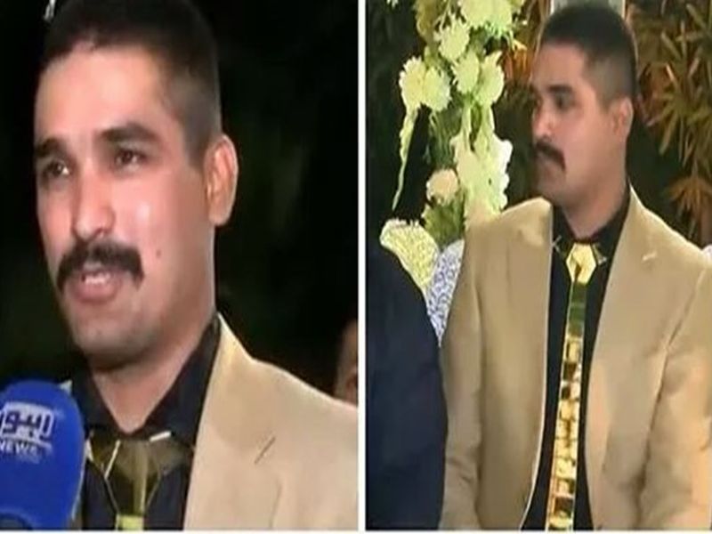 Pakistani groom wore a GOLD tie and shoes on his wedding worth Rs 25 lakhs | सोन्याचे शूज अन् सोन्याचा टाय... 'या' नवरदेवाचा नाद करायचा नाय!!