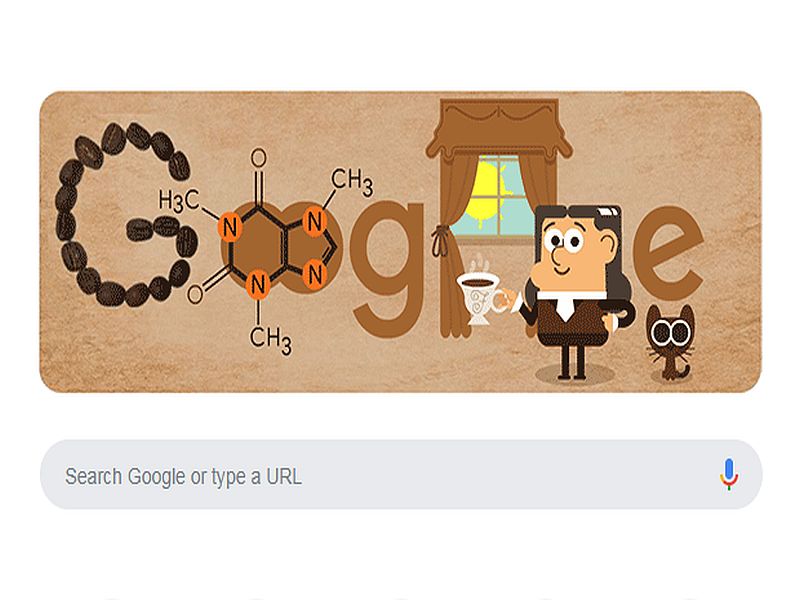 google doodle celebrate 225th birth anniversary of great german scientist who invented caffeine | कॉफीच्या शोधकर्त्याला गुगलचा डूडलरुपी सलाम