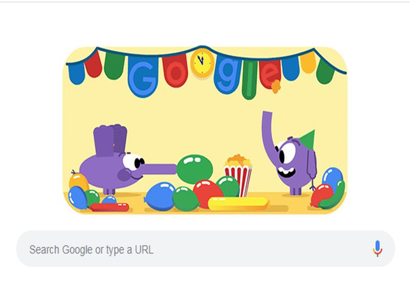 google celebrate new years eve 2018 by google doodle | Good bye 2018 : नववर्षाच्या स्वागतासाठी गुगलचं खास डुडल