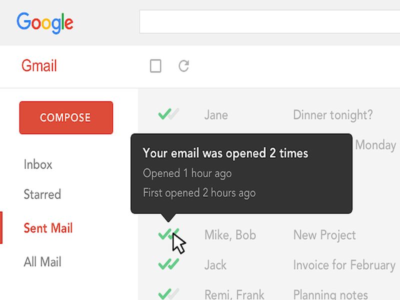 E-mails also had read receipts; Gmail's new feature | ई-मेलही वाचल्याचे समजणार; जीमेलची नवी सुविधा