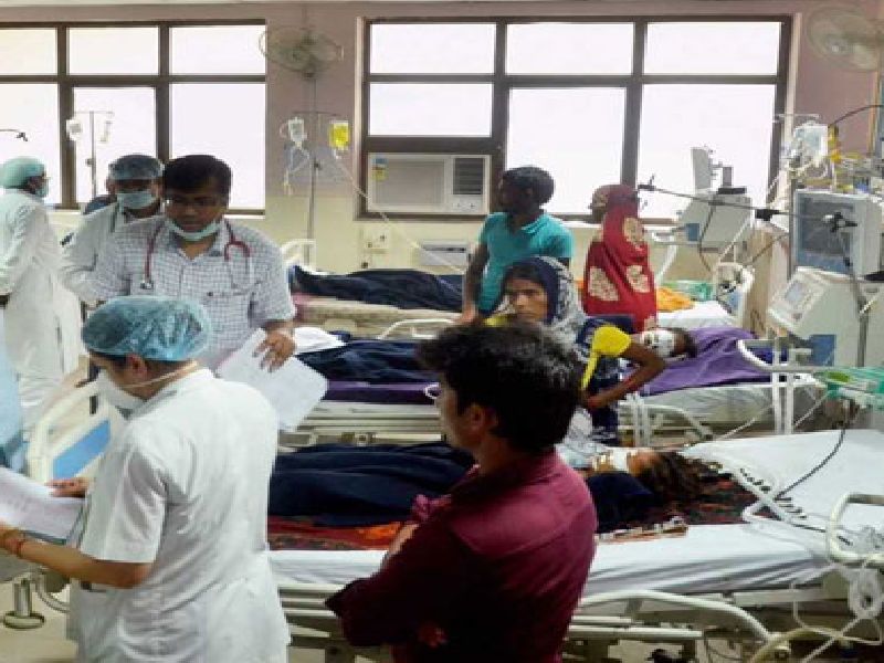 Not a BRD hospital in Gorakhpur, just like 'death'! In August, 296 children were killed | गोरखपूरमधील बीआरडी इस्पितळ नव्हे, ‘मृत्यू’तळच! आॅगस्टमध्ये २९६ बालके दगावली