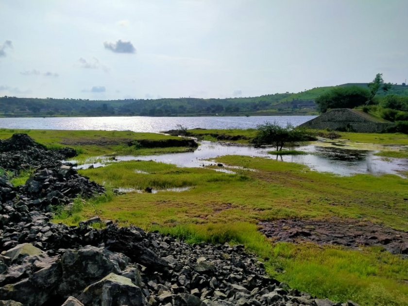 Goregaon's passer lake overflow | गोरेगावचा पाझर तलाव ओव्हरफ्लो