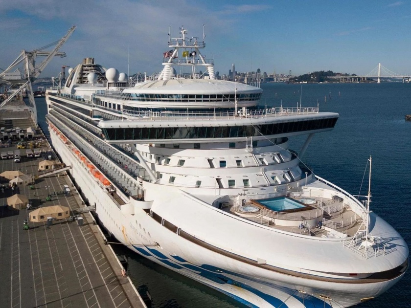 Coronavirus 131 Indians stuck in Princess Cruise anchored in san francisco kkg | Coronavirus: सेन फ्रान्सिस्कोत जहाजावर अडकले १३१ भारतीय; सुटकेसाठी आर्त साद