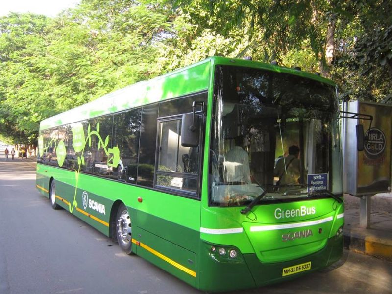 Air conditioned 'green bus' in the Sub-Capital loss | उपराजधानीतील वातानुकूलित ‘ग्रीन बस’ तोट्यात