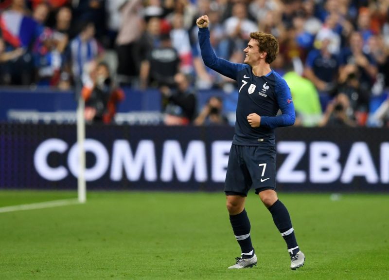 UEFA Nations League: World champion France beat Germany, but world is talking about Antoine Griezmann header | UEFA Nations League : विश्वविजेत्या फ्रान्सचा जर्मनीला धक्का, पण चर्चा ग्रिझमच्या हेडरची...
