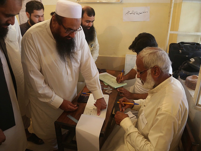 Zero seats for Hafiz Saeed's party as Pakistan election results declared | भारतासाठी पाकमधून खुशखबर; दहशतवादी हाफिज सईदच्या पक्षाला 'भोपळा'