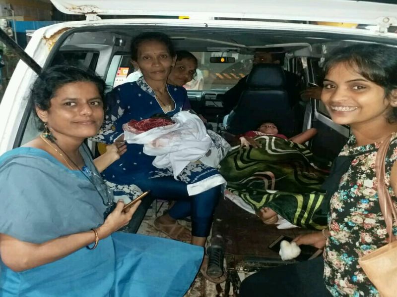 Woman gives birth to baby girl on Thane railway station One Rupee Clinic | ठाणे रेल्वे स्थानकातील क्लिनिकमध्ये महिलेची प्रसूती, मुलीचा जन्म 