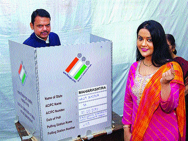 Maharashtra Election 2019: The percentage has decreased In Nagpur | Maharashtra Election 2019: नागपुरात टक्केवारी घटली, धाकधूक वाढली