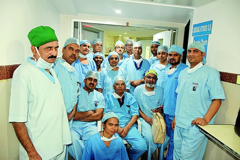 New prostate implant on the artificial valve of the heart: The first surgery in the state is in Nagpur | हृदयाच्या कृत्रिम झडपेवर नवे झडप रोपण : राज्यातील पहिली शस्त्रक्रिया नागपुरात