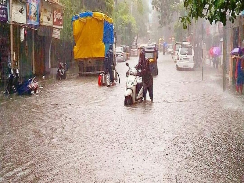 Flooding in Panvel due to heavy rainfall in Matheran | माथेरानमधील अतिवृष्टीमुळे पनवेलमध्ये पूरस्थिती