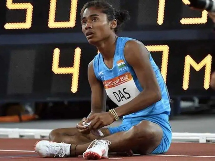 India 4x400 meter women relay team failed to qualify for tokyo olympics,  Hima Das Couldn't qualify  | Big Blow : हिमा दासचे टोक्यो ऑलिम्पिक स्पर्धा खेळण्याचे स्वप्न तुटले; भारताच्या 4 बाय 400 मीटर महिला रिले संघाला अपयश 
