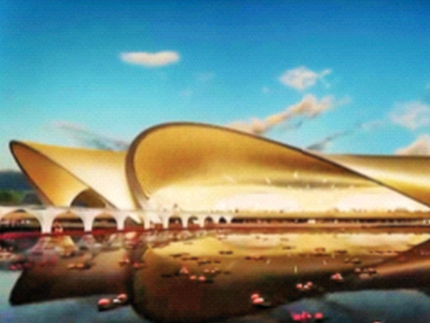 Navi Mumbai Airport will stand in the shape of a lotus; Designed by Zaha Hadid | नवी मुंबई विमानतळ उभे राहणार कमळाच्या आकारात; झहा हदीद यांची रचना