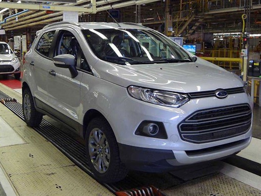 Ford India restarts EcoSport production in Chennai plant for exports: reports | FORD Ecosport चे उत्पादन चेन्नई प्लांटमध्ये पुन्हा सुरु झाले; हे आहे कारण...