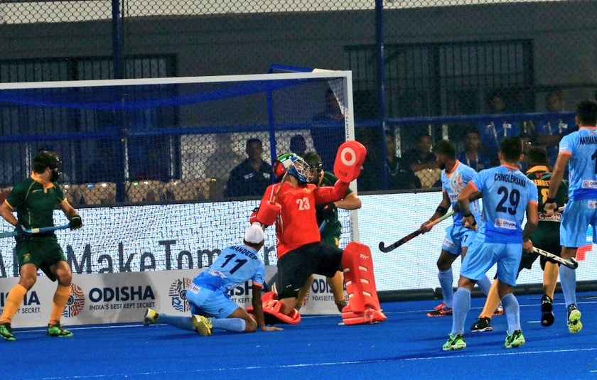 Hockey World Cup 2018: India's second goal against South Africa | Hockey World Cup 2018 : दक्षिण आफ्रिकेविरुद्ध भारताचा दुसरा गोल