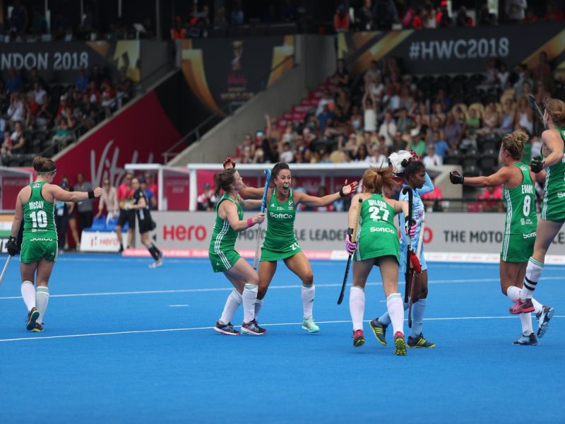 FIH Women's Hockey World Cup: Ireland scored the first goal in the first session | FIH Women's Hockey World Cup :आयर्लंडचा भारतावर 1-0 असा विजय