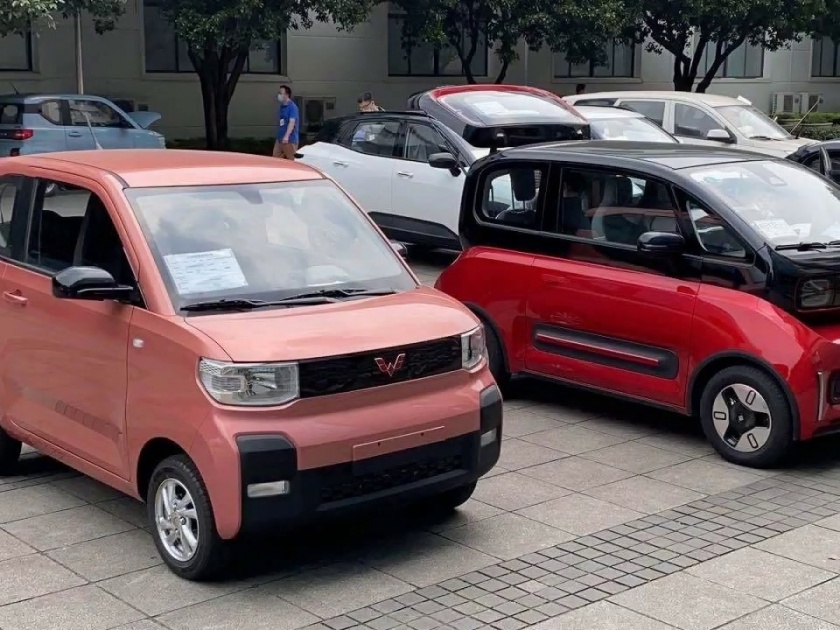 wuling hong guang mini electric car beats tesla model 3 to become the world s best selling electric vehicle | Wuling Hong Guang या इलेक्ट्रीक कारनं Tesla लादेखील टाकलं मागे; बनली जगातील बेस्ट सेलिंग कार