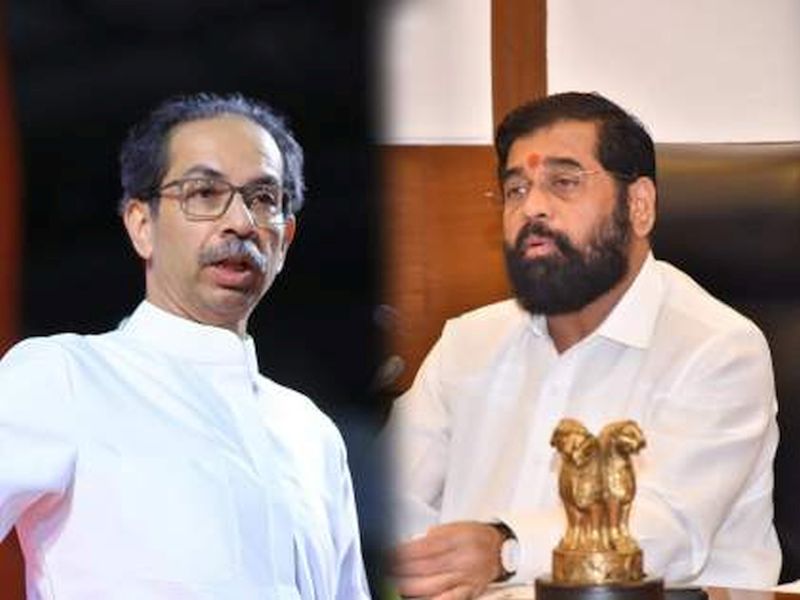A dispute arose between the Balasaheb Thackeray faction and the Shinde faction over the Shiv Sena branch in Mumbra | ऐन दिवाळीत शाखेवरून जोरदार राडा; शाखेची कागदपत्रे आमच्याकडे, दोन्ही गटांचा दावा