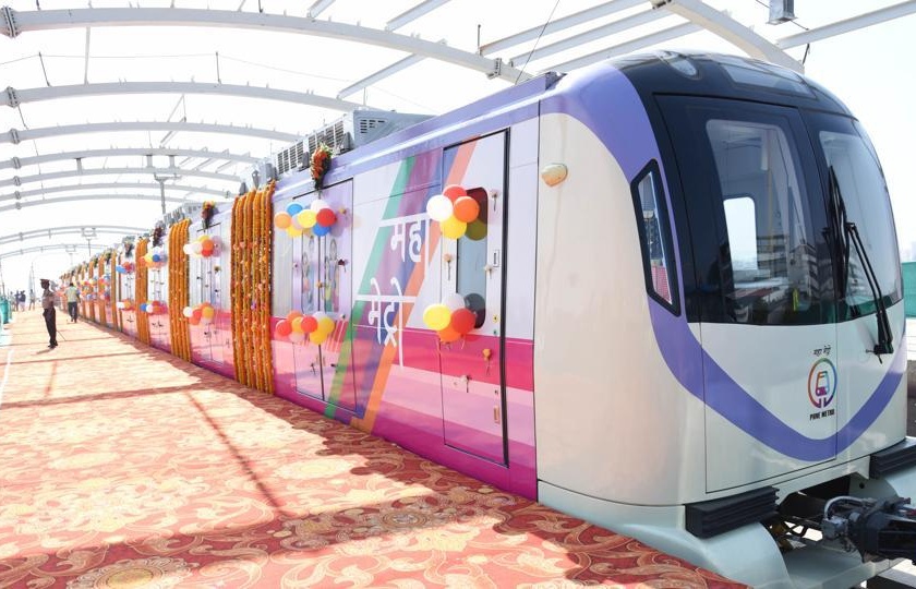 Pune Metro will run from April; Saint Tukaramanagar-Fugewadi phase completed | पुणे मेट्रो एप्रिलपासून धावणार; संत तुकारामनगर-फुगेवाडी टप्पा पूर्ण