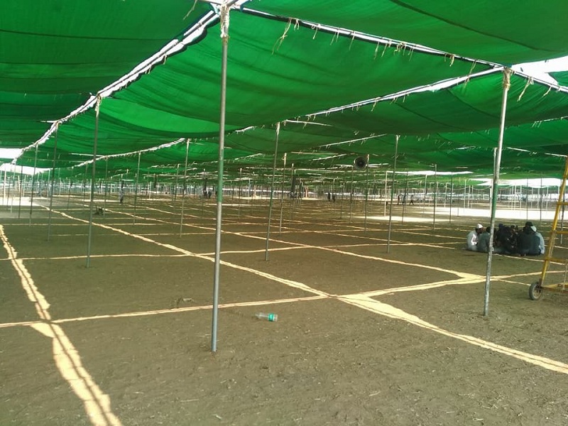 preparation going on for state level ijatema at aurangabad | औरंगाबादमध्ये राज्यस्तरीय इज्तेमाची तयारी जोरात; ८८ लाख वर्ग फूट जमिनीवर उभारणार भव्य पेंडॉल