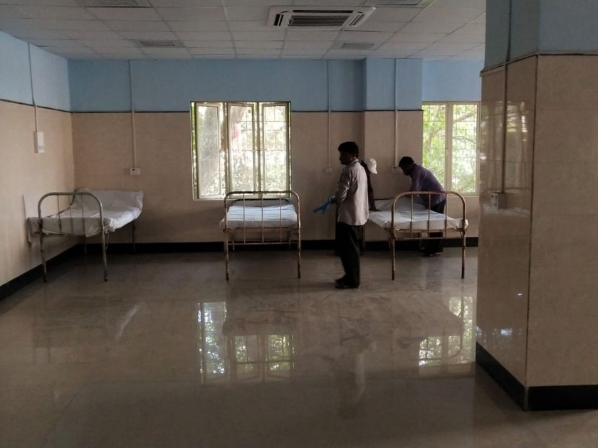 CoronaVirus : The municipality erected a 50-bed detached room in Borivali vrd | CoronaVirus : पालिकेने उभारला बोरीवलीत 50  खाटांचा सुसज्ज अलगीकरण कक्ष