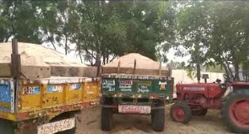 Illegal transport of sand; fine of six lakhs | वाळूची अवैध वाहतूक; पावणे सहा लाखांचा दंड