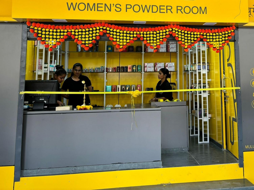 Powder room, makeup facility with wash basin at Kanjurmarg station as well | कांजुरमार्ग स्टेशनवर पावडर रूम, वॉश बेसिनसह मेकअपचीही सोय