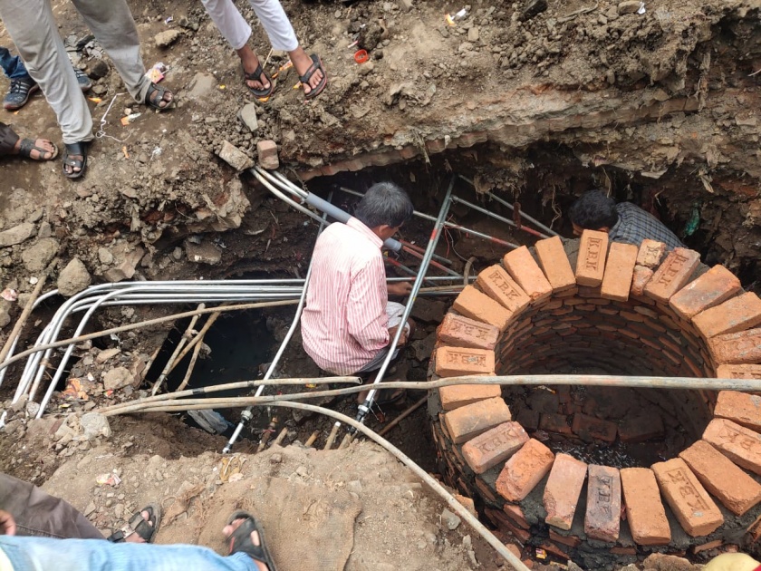 Zero management of Bhiwandi underground sewerage scheme, in the sanctity of women's movement | भिवंडीतील भुयारी गटर योजनेचा नियोजन शून्य कारभार, महिला आंदोलनाच्या पावित्र्यात