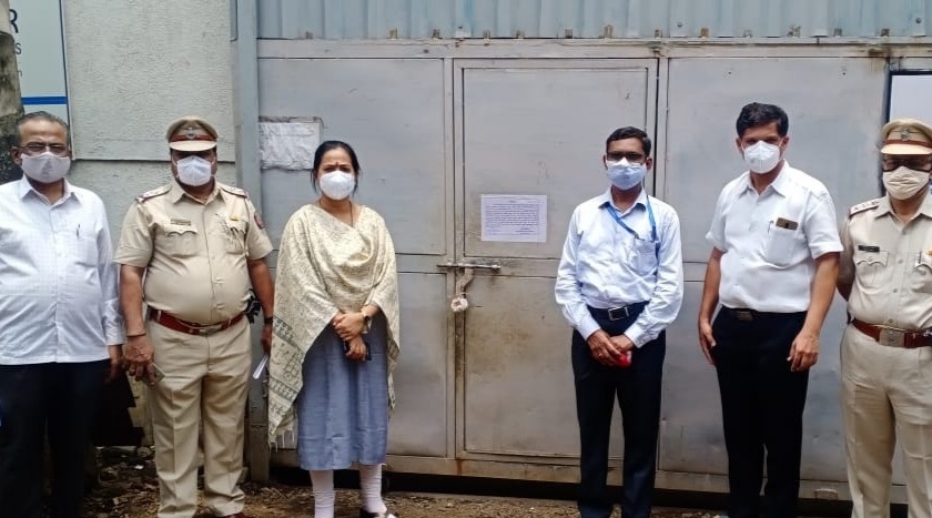 Company 'seal' in the Bhosari Midc for industrial use of oxygen | भोसरी एमआयडीसीत ऑक्सिजनचा औद्योगिक वापर केल्याने कंपनी ‘सील’