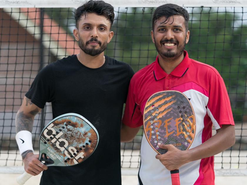 Indian player unnat & vishwajeet sangale shines in international beach tennis tournament | आंतरराष्ट्रीय बीच टेनिस स्पर्धेत भारताचे उन्नत, विश्वजीत चमकले