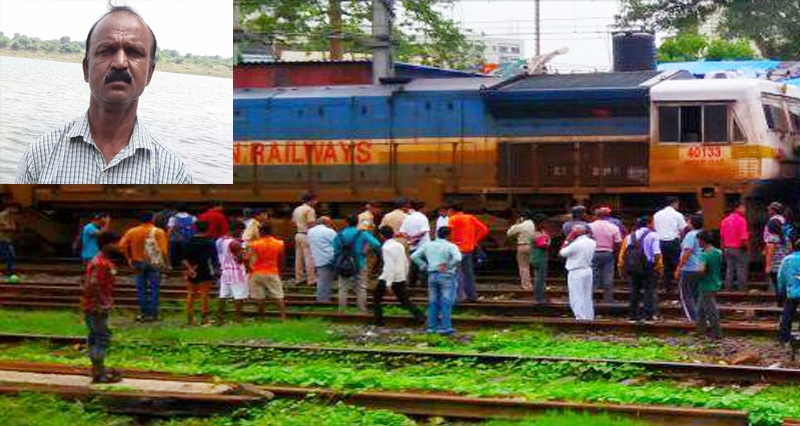 Death toll from a train falls on Solapur station | धक्कादायक; रेल्वेखाली पडून कर्मचाºयांचा मृत्यू, सोलापूर स्थानकावरील घटना