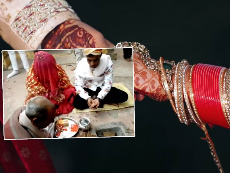 In Uttar Pradesh's Hardoi district, two sisters married two brothers and theft jewelery and a large sum of money | सख्या बहिणींचं शेजारील गावच्या सख्ख्या भावांशी लग्न; सासरी पोहचताच नववधू दागिने घेऊन फरार