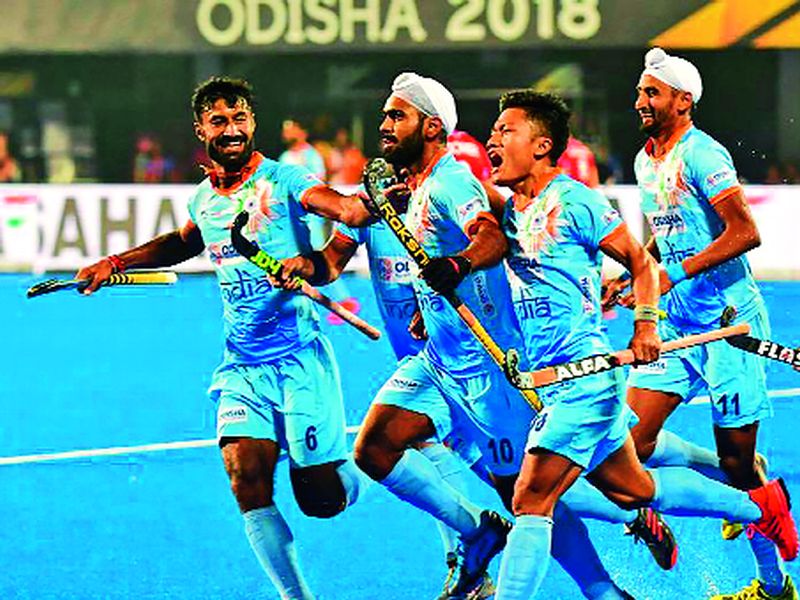 Hockey World Cup: India enter the quarter-finals | हॉकी विश्वचषक स्पर्धा: भारत उपांत्यपूर्व फेरीत दाखल