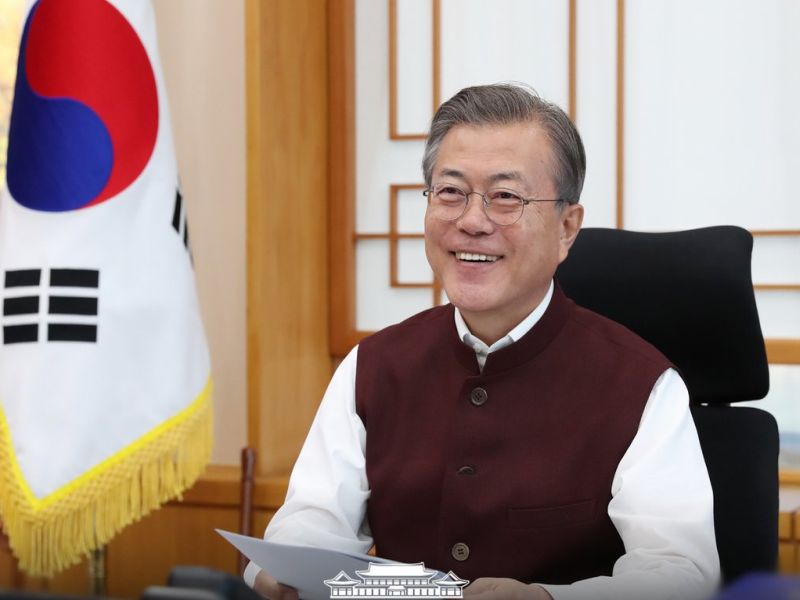 South Korea's President like Modi Jacket | आता दक्षिण कोरियाचे राष्ट्रपती बनले मोदी जॅकेटचे फॅन