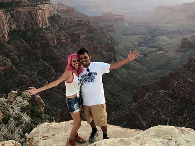 Indian couple collapses in deep valley in US | भारतीय दाम्पत्याचा अमेरिकेत खोल दरीमध्ये कोसळून मृत्यू