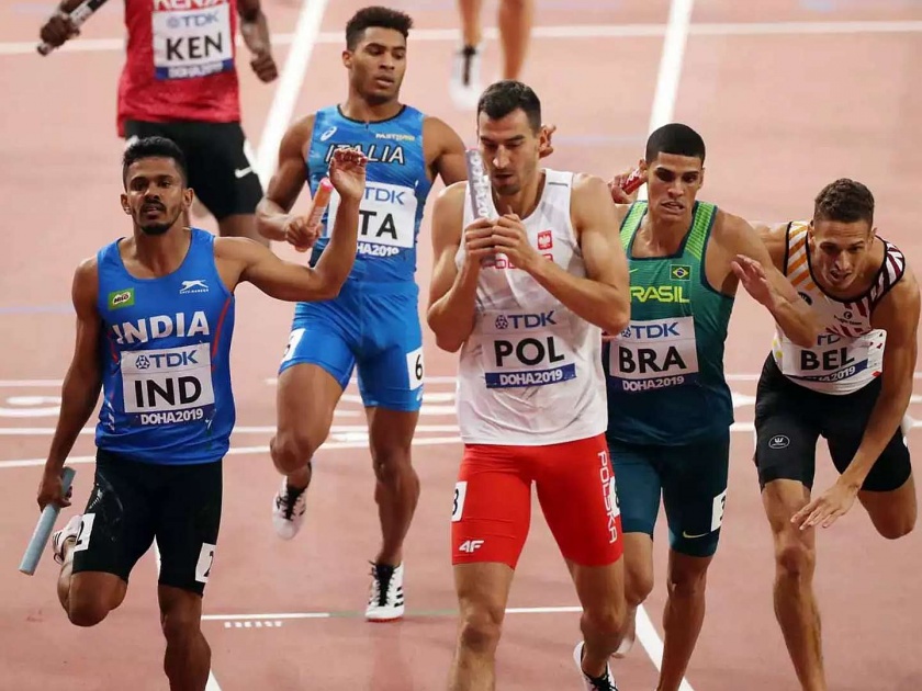 World Athletics Competition: Indian mixed relay team qualified for the Olympics | जागतिक अ‍ॅथलेटिक्स स्पर्धा :भारतीय मिश्र रिले संघ ऑलिम्पिकसाठी पात्र