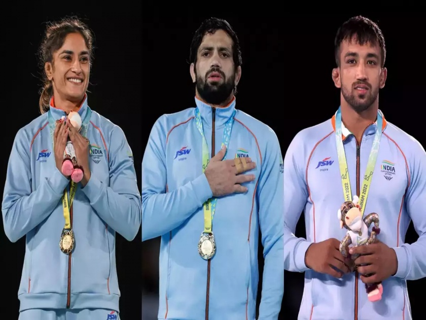 Indian players Commonwealth games 2022, a total of 40 medals have been won |  CWG 2022:एकाच दिवसात भारताच्या खात्यात १४ पदकं; जाणून घ्या भारताच्या एकूण पदकांची संख्या 