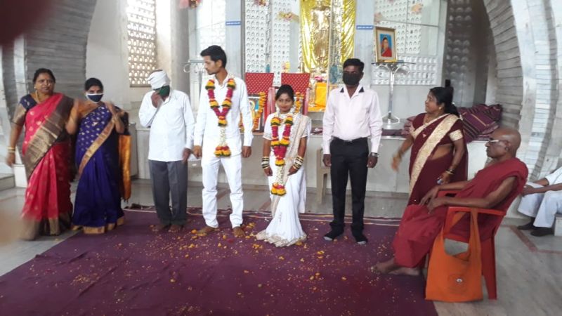 During the lockdown, 20 marriages took place at Indora Buddha Vihara in Nagpur | लॉकडाऊन काळात नागपूरच्या इंदोरा बुद्ध विहारात लागले २० लग्न