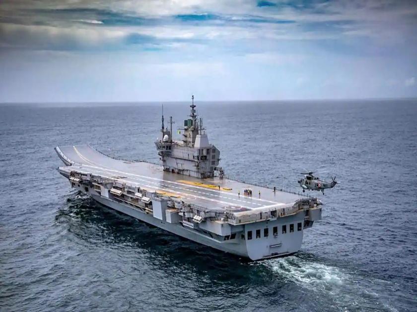 Launching of warship INS Vikrant today | आयएनएस विक्रांत युद्धनौकेचे आज जलावतरण