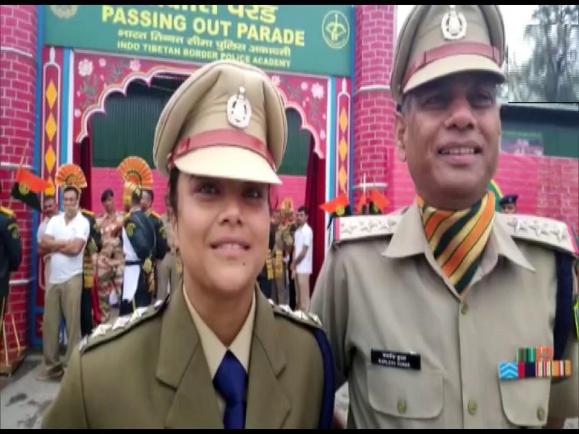 inspirational story of inspector father and daughter both are in itbt salutes her passing parade | कमांडेंट मुलीला इन्स्पेक्टर वडिलांनी केला सॅल्युट; म्हणाली, "बाबाच माझे रोल मॉडेल"