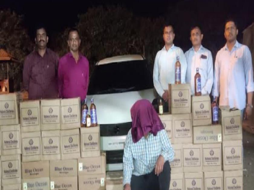 Goa made liquor worth 2.5 lakh seized at Insuli Sindhudurg, one arrested | Sindhudurg: इन्सुली येथे गोवा बनावटीची अडीच लाखांची दारू पकडली, एकजण ताब्यात