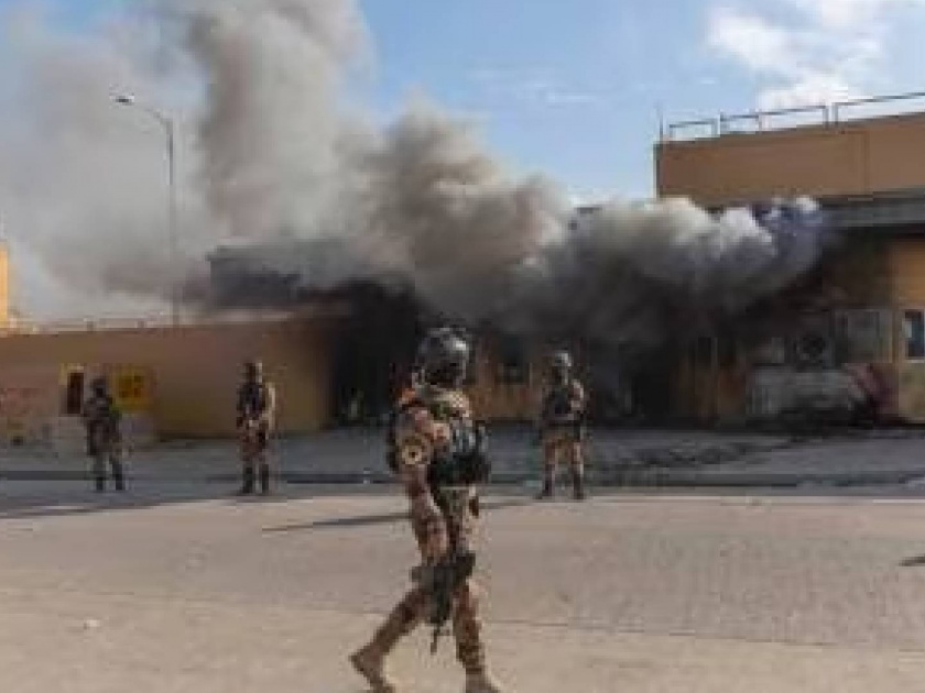 America US airstrike in Baghdad kills Iran backed militia leader as regional tensions rise | इराकच्या बगदादमध्ये अमेरिकन सैन्याकडून एअर स्ट्राईक; मिलिशियाचा सिनियर कमांडर ठार
