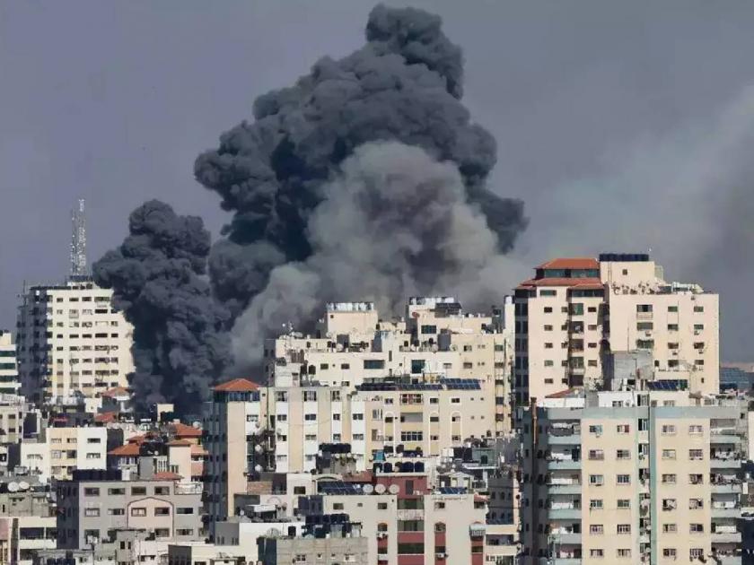 During the war with Hamas Israel made heavy attack on Gaza kills 150 Palestinians in 24 hours | हमासशी युद्धादरम्यान इस्रायलचा गाझावर जोरदार हल्ला, २४ तासांत १५० पॅलेस्टाइन नागरिक ठार