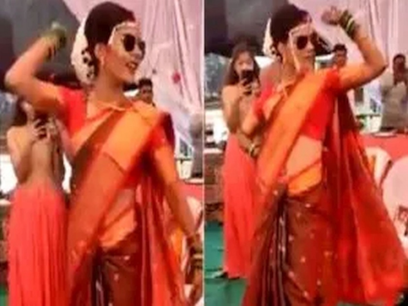 Bride entry on saiyaan superstar song watch video viral 4 | भारीच! नवरीची डासू एंट्री पाहून नवऱ्याने नजरच काढली ना राव; पाहा जबरदस्त एंट्रीचा व्हिडीओ